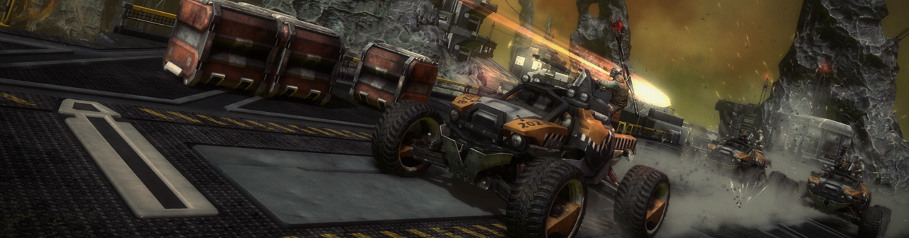 Razorback convoy escaping